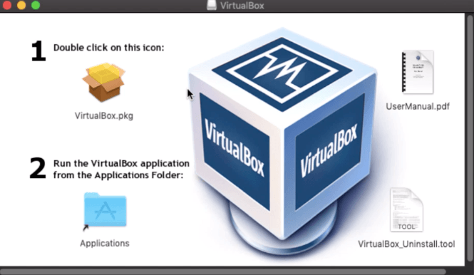 How to Install VirtualBox on macOS? (3 easy steps) 3 VirtualBox Installation Package Window in macOS