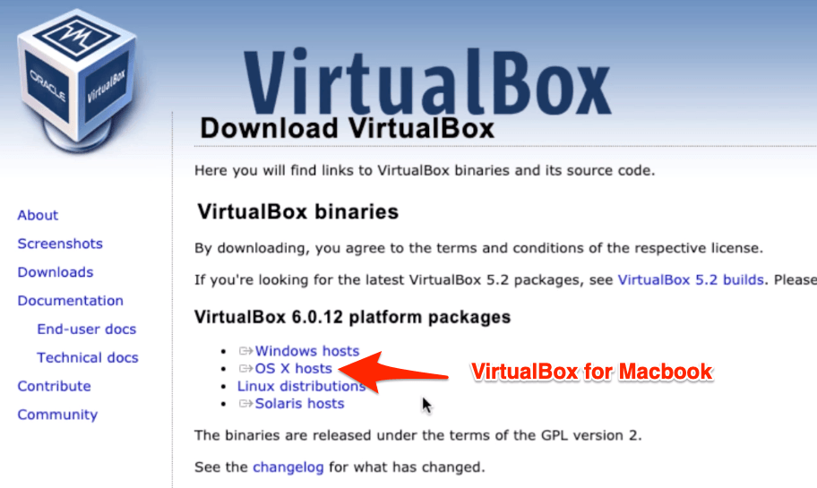 How to Install VirtualBox on macOS? (3 easy steps) 2 VirtualBox for Macbook Download Link