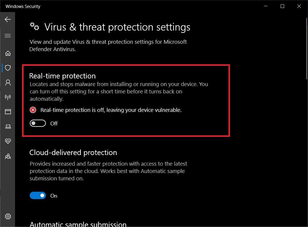 How to Stop 'Antimalware Service Executable' High Usage? 9 Virus & Threat Protection>>Manage Settings