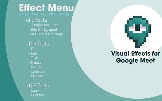 15 Best Chrome Extensions for Google Meet 4 Visual Effects for Meet'