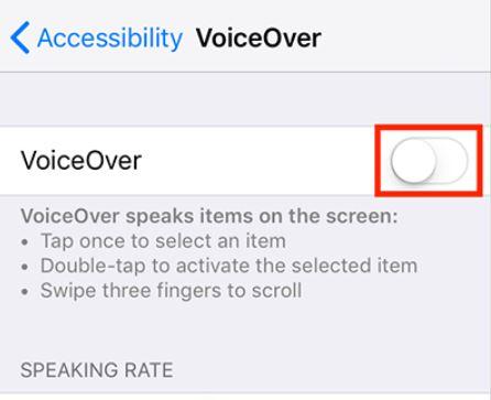How to Fix iPhone Camera Not Working? 3 VoiceOver