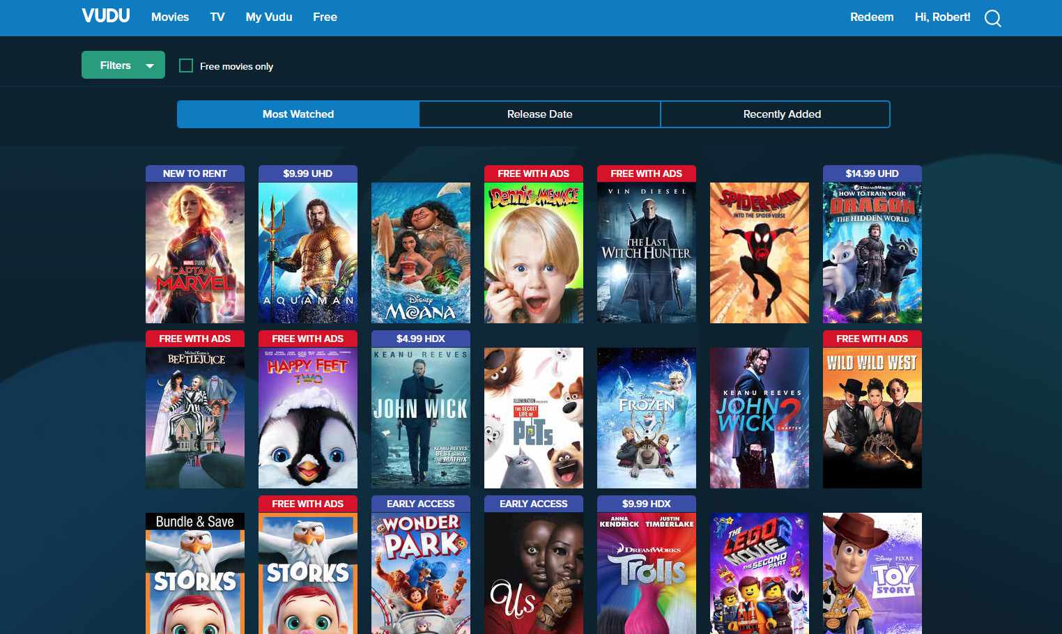 7 Best Movie Apps for Windows 11 7 Vudu