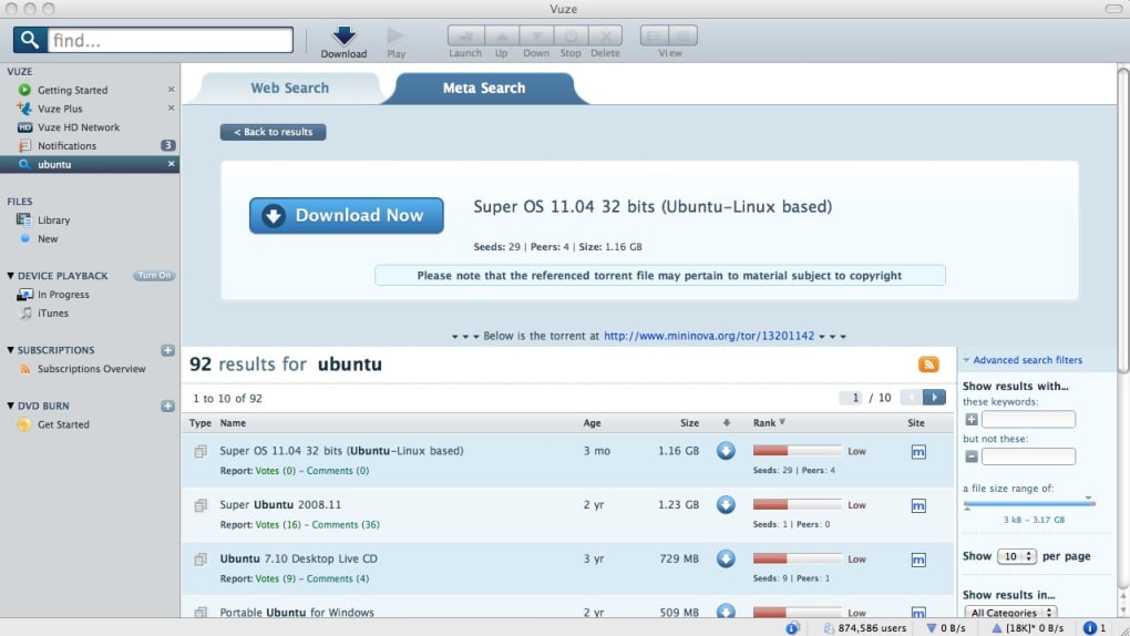 11 Best Torrent Downloader Apps for MacBook. 9 Vuze