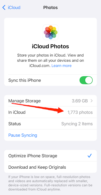 How to Upload only your Photos to iCloud (not video)? 3 icloud photos sync