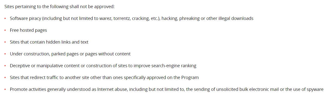 Website Policy for Media.net