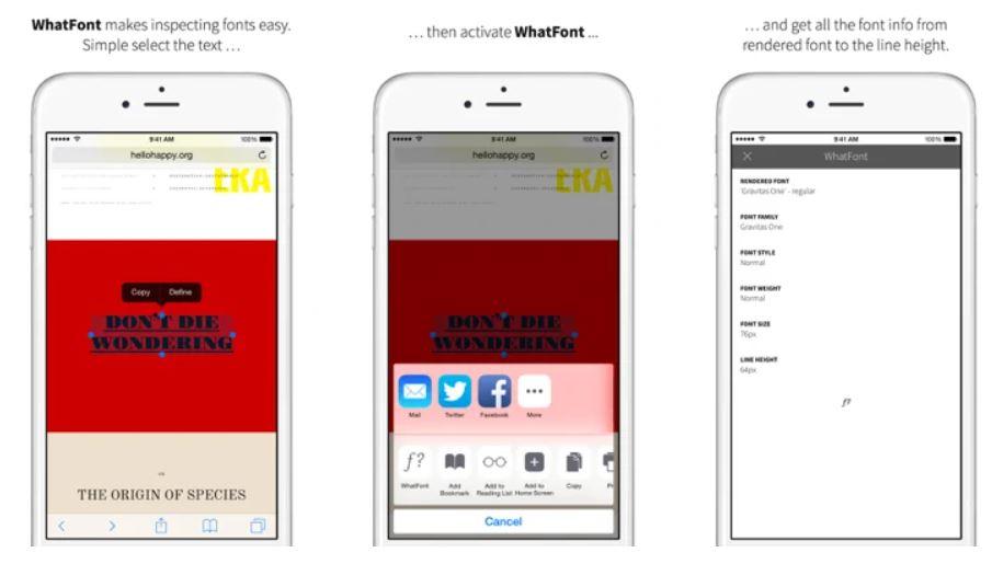 Best Safari Extensions for iOS Devices 10 WhatFont
