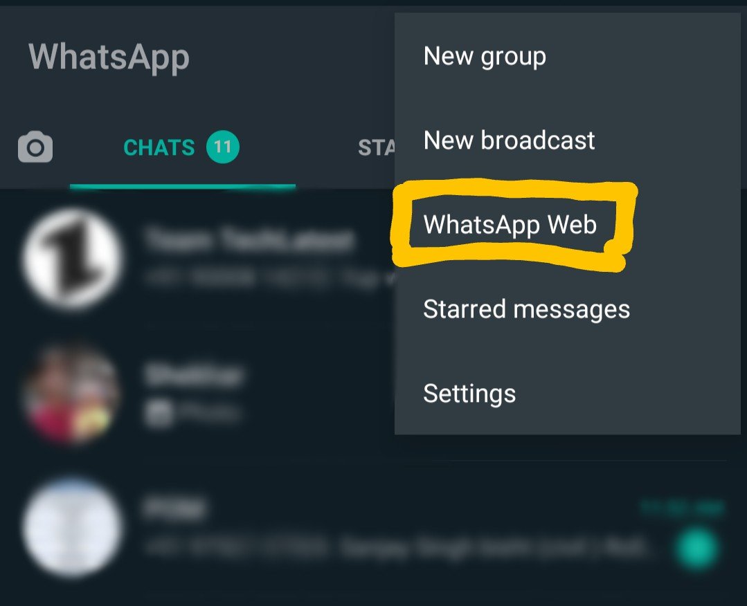 WhatsApp for PC | WhatsApp Web | Windows and Mac 3 WhatsApp Web Option