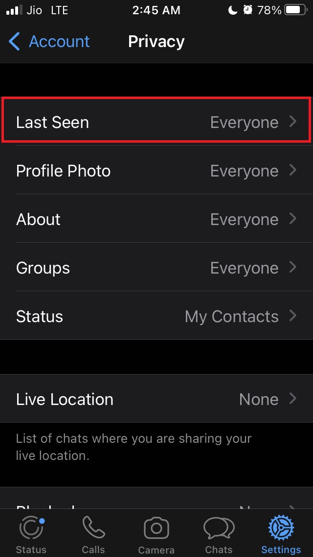How to Hide Last Seen on WhatsApp for iPhone 10 WhatsApp last seen