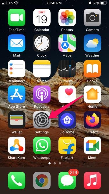 How to See Blocked Numbers on iPhone? 2 Open Settings iPhone