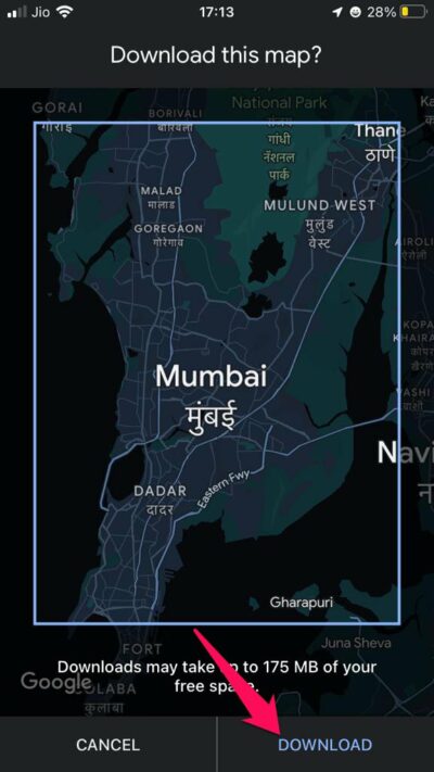 use Google Maps in Airplane Mode