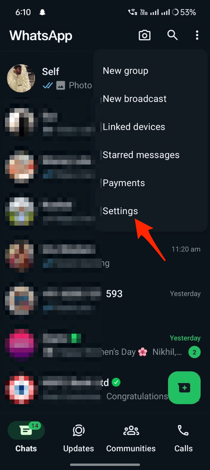 5 Ways to Fix WhatsApp Calls Not Ringing on Android 16 WhatsApp_Settings
