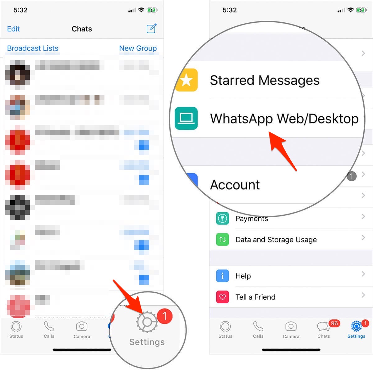 Web.WhatsApp.com Login: WhatsApp Web 4 WhatsApp Web on iPhone