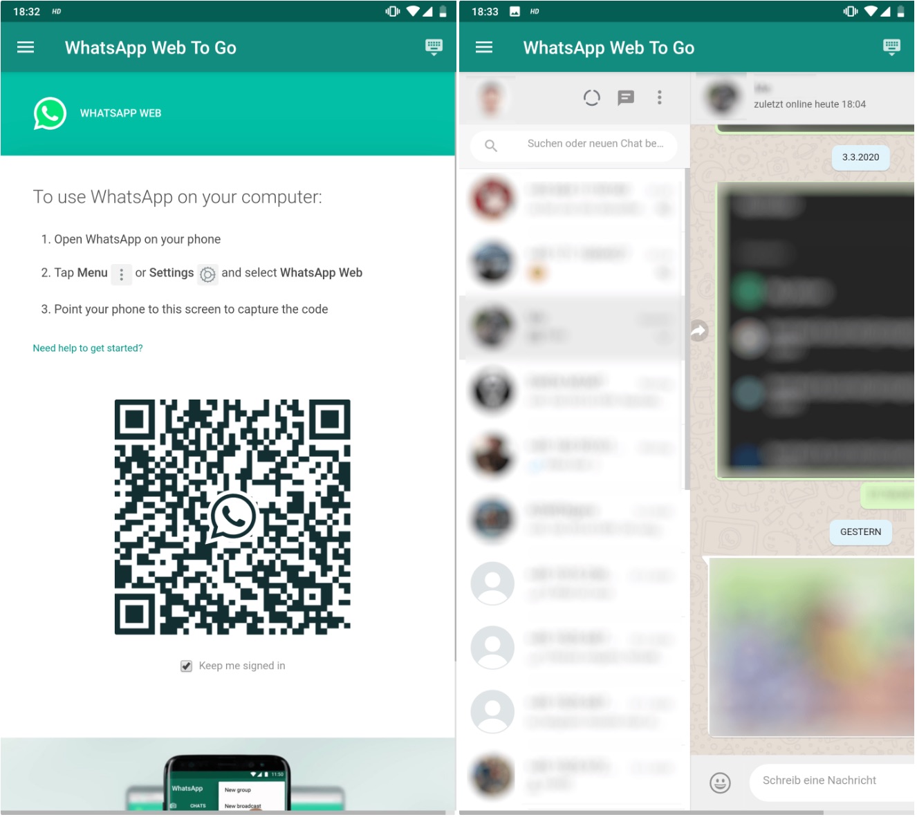 How to Use WhatsApp Web on Android? 6 WhatsApp_Web_to_Go