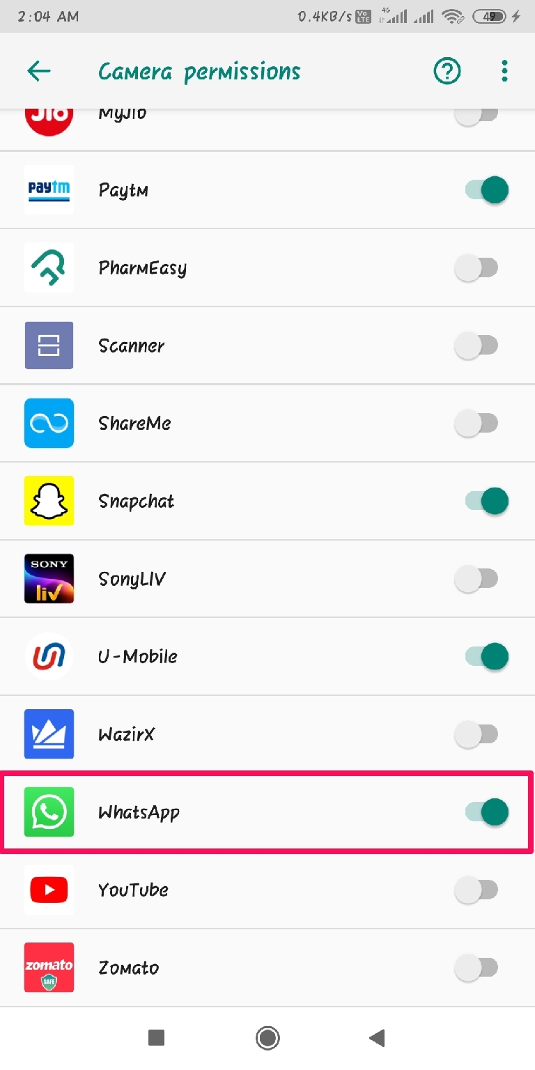 How to Fix WhatsApp Camera Not Opening on Android? 3 Whatsapp Permission