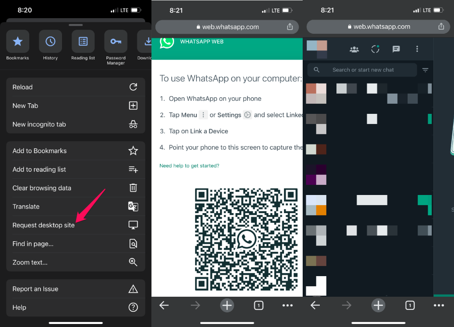 How to Access WhatsApp Web on iPhone? 2 Whatsapp Web on iPhone