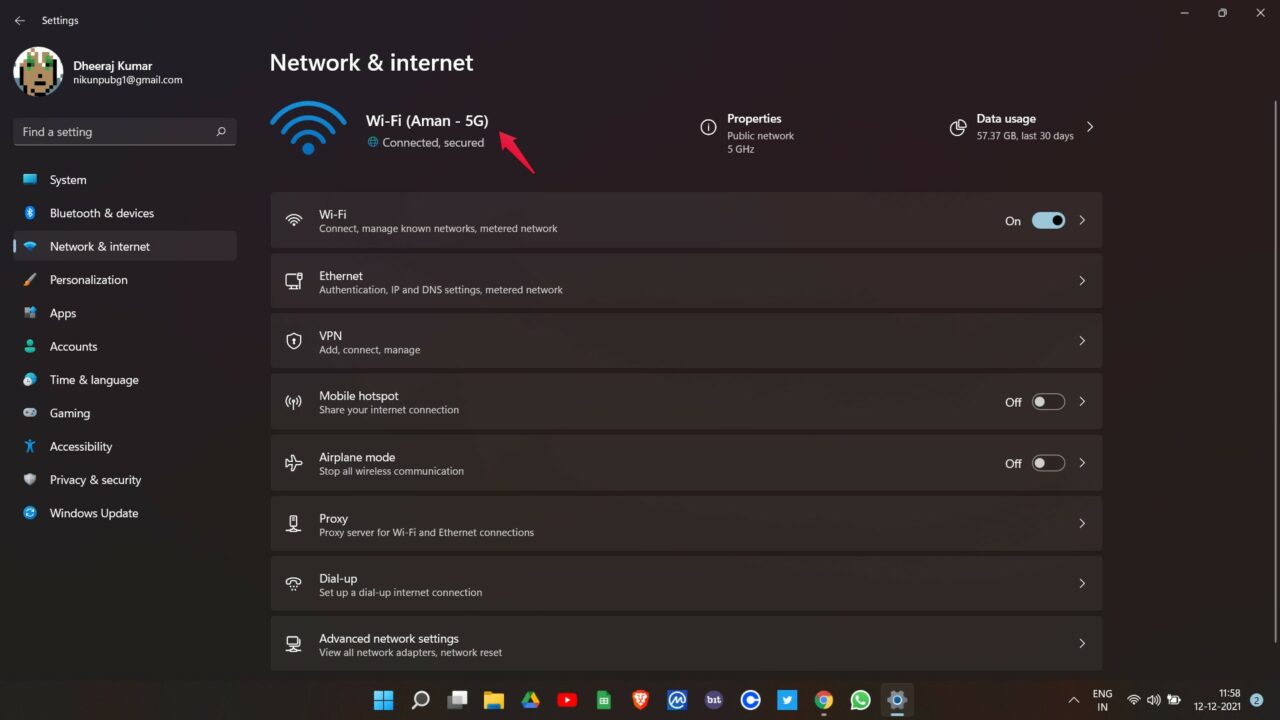 Wi-Fi name