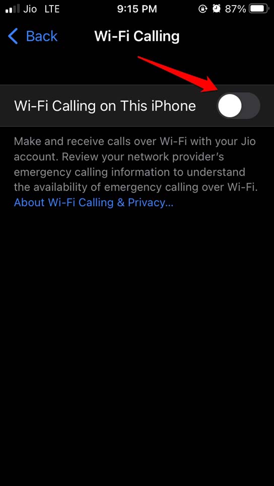 How To Fix Cellular Internet Not Working On iPhone? 10 WiFi calling disabled