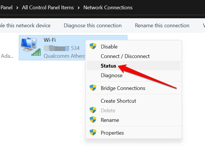 How to Find WiFi Password on Windows 11? Also Change it! 7 WiFi network status