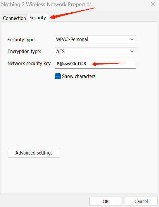 How to Find Wi-Fi Password in Windows 11 8 heck the show characters option to display the password