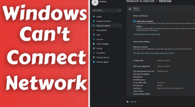 Windows 11 can't connect to this network