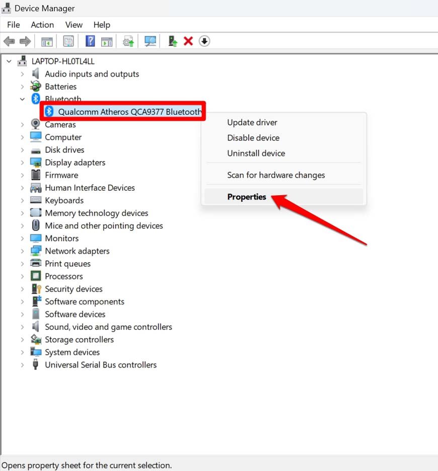 How to Fix Nearby Sharing Not Working on Windows 11? 13 Windows Bluetooth properties