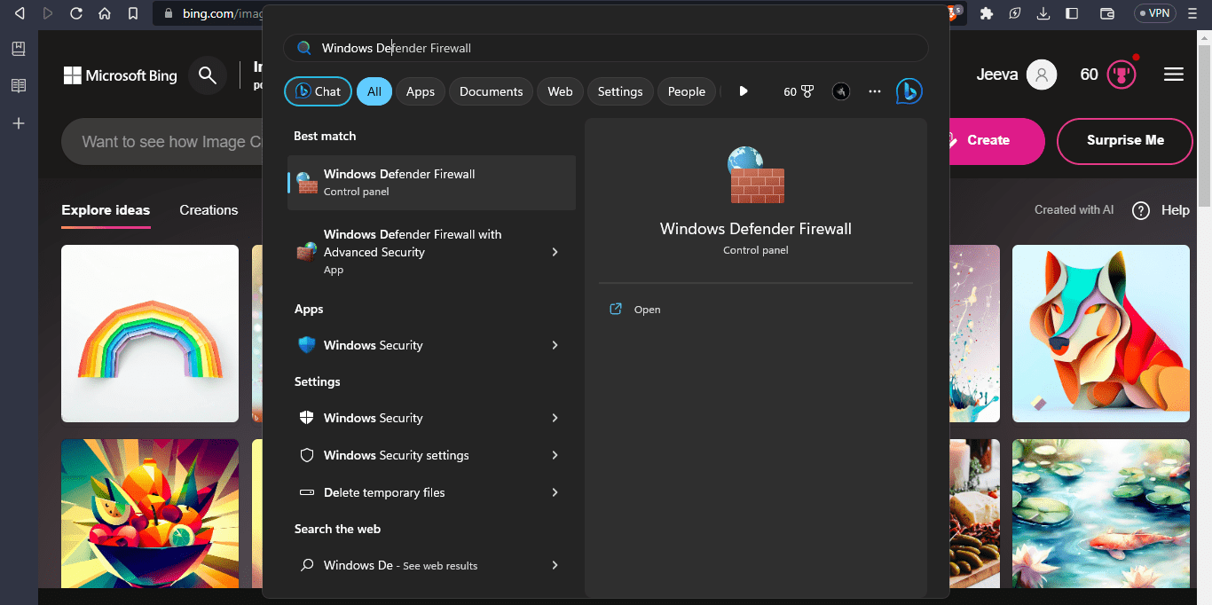 Windows Defender Firewall