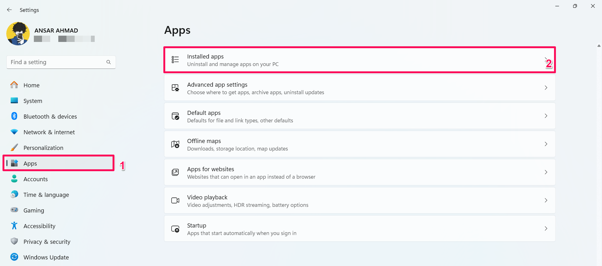 How to Fix 'An Error Occurred while PowerPoint was Saving the File' 20 Click Apps and select Installed Apps