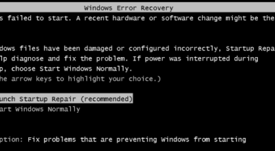 How to Fix Windows Boot Startup Repair Recovery Error? Windows failed to start. A recent hardware or software change might have caused the issue after you install Windows