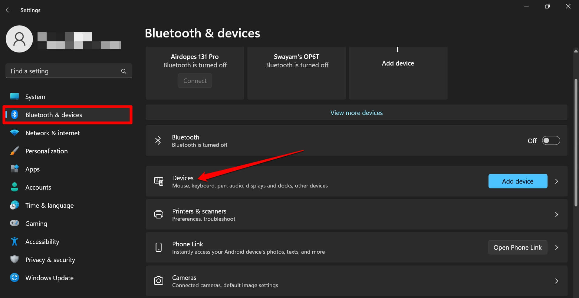 Windows connected devices