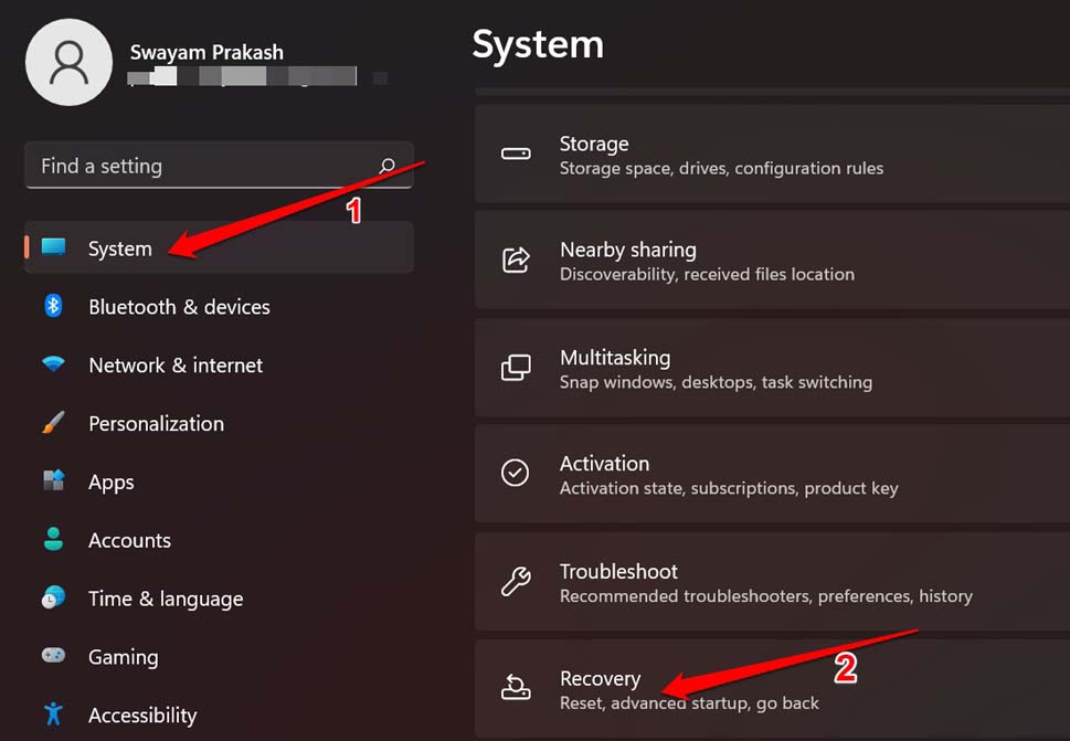 How to Fix Windows 11 Lagging After Software Update? 6 Windows recovery settings