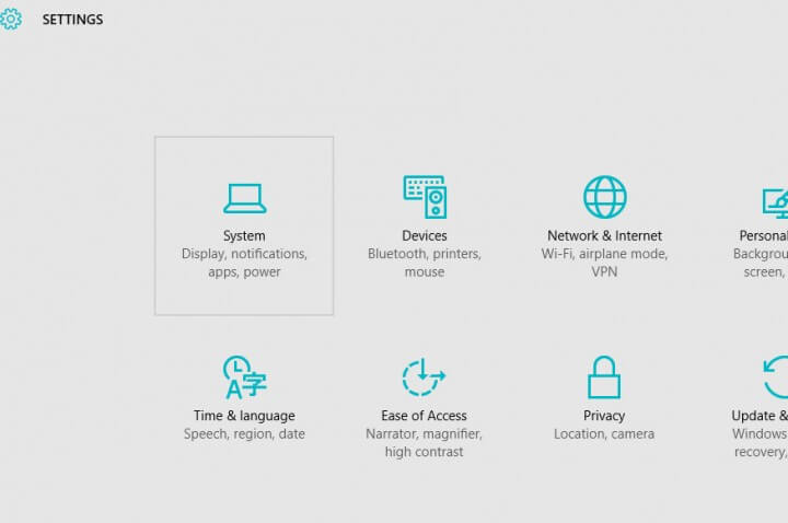 Windows 10 Settings