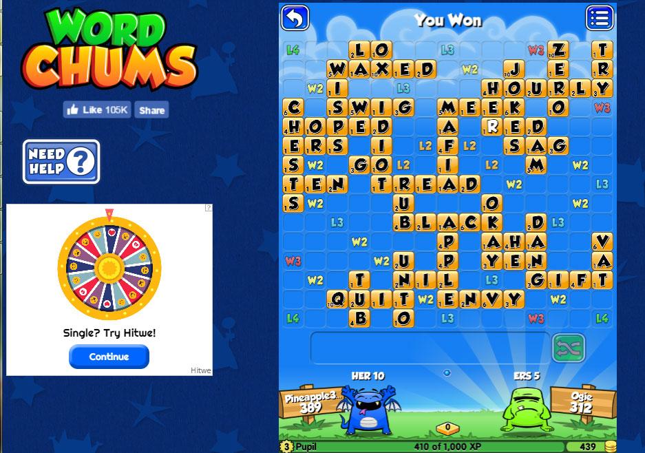 10 Best Brainy Multiplayer Puzzle Games for Mobile 5 Word Chums