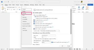 How to Create a Fraction in Microsoft Word 12 Choose Proofing button