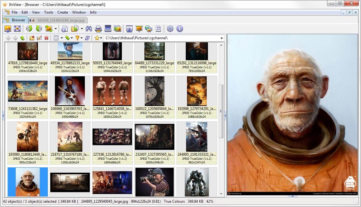 Top Best Photo Viewer Softwares for Windows 10 3 XnView