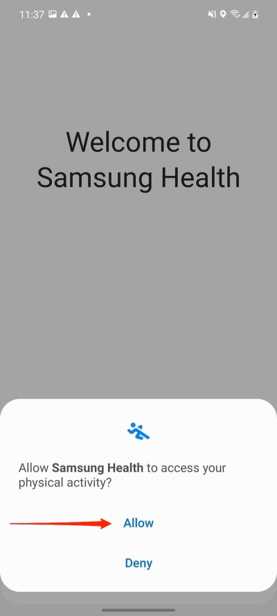 How to Use Samsung Health: Features and Benefits 3 samsung health allow permissions