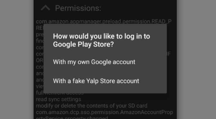 Install Apps from Play Store without Google Account or Google Services 4 Yalp Store Login