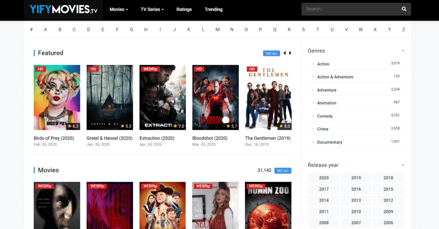 10 Best Free Netflix Alternatives Services 7 Yify Movies