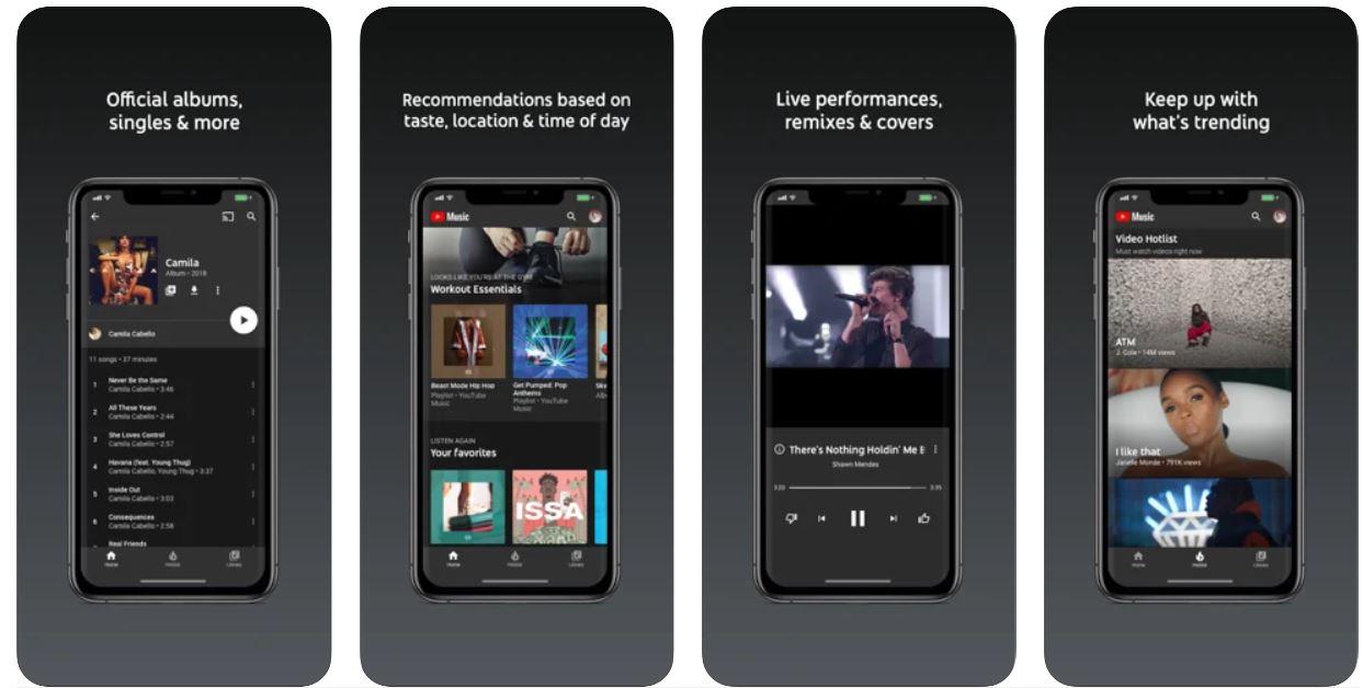 Top Best Music Apps for iPhone 4 YouTube Music
