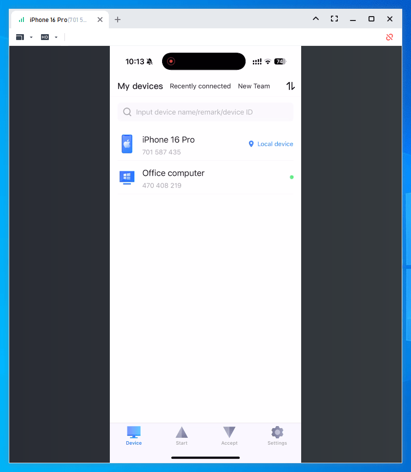 How to Screen Cast iPhone to Windows 11? 5 Your iPhone screen will instantly appear on your PC