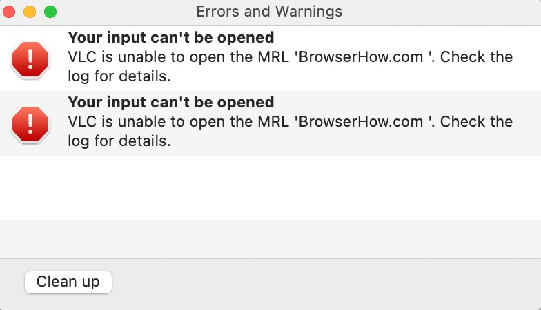 How to Fix 'Your Input Can't be Opened' Error on VLC ? 2 Your Input Can't be Opened