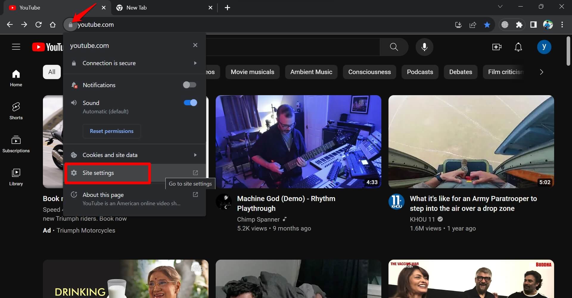 Fix YouTube Watch History Not Working: Android, iPhone and Web 8 Youtube site settings