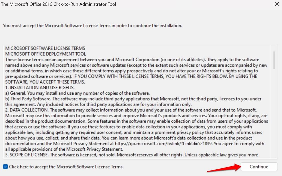 How to Download and Install MS Office Professional 2021 for Free 16 accept Microsoft software license terms