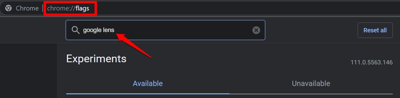 access Chrome flags