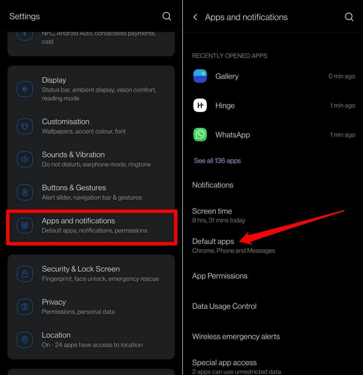 How to Fix Incoming Calls Not Ringing on Android 6 access default apps on android