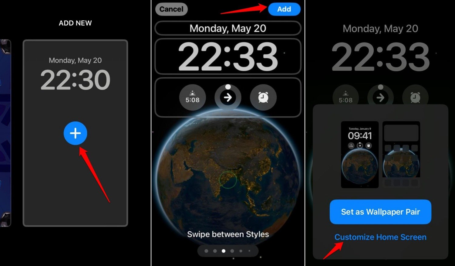 How to Remove Widgets From iPhone Lock Screen 5 add a new lockscreen wallpaper on iPhone