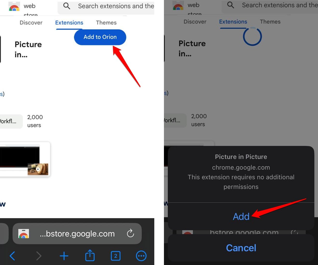 How I Got Chrome Extensions Working on My iPhone? 7 add an extension to Orion