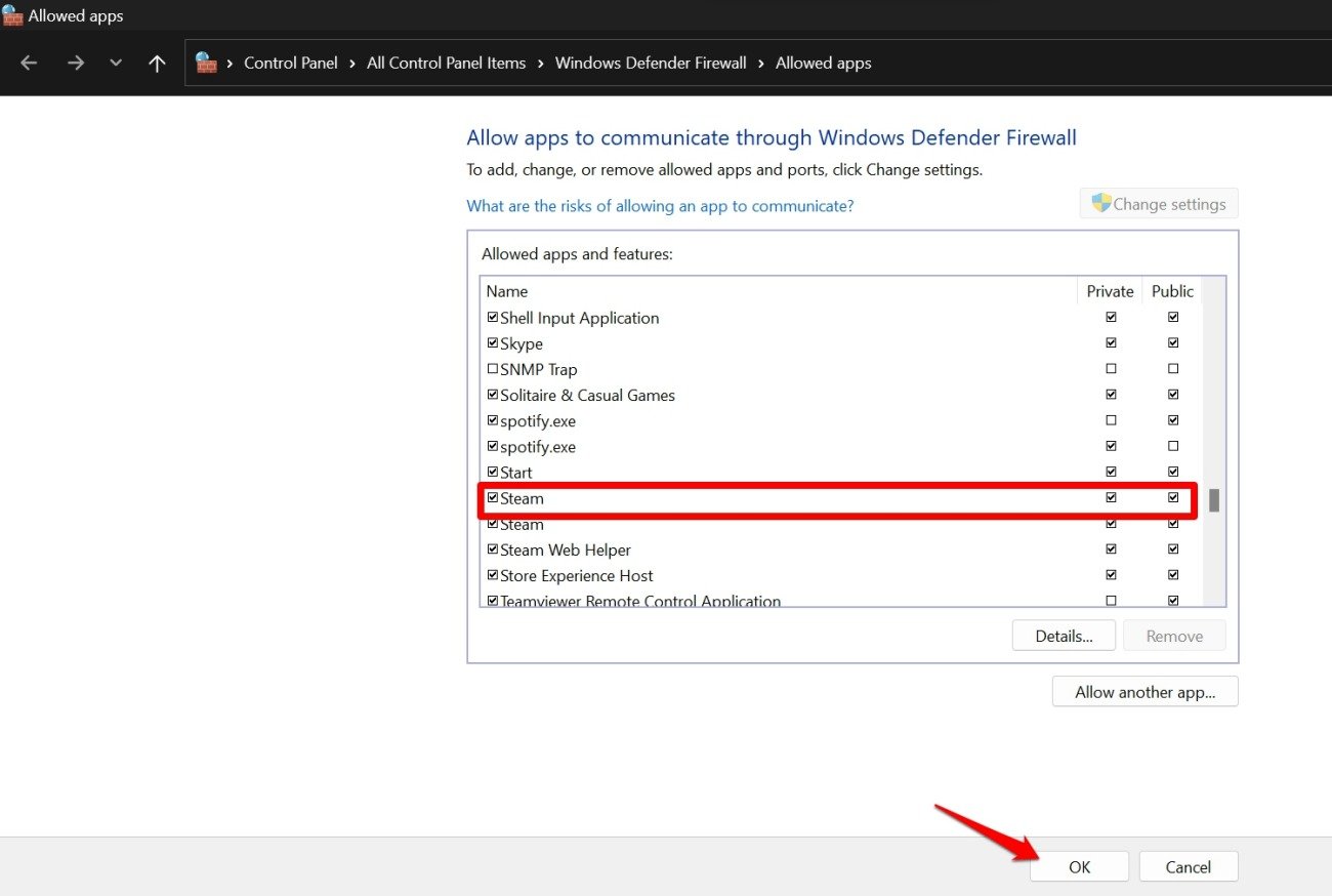 How to Fix Steam Stuck in Offline Mode on Windows 11 7 allow Steam through Windows firewall