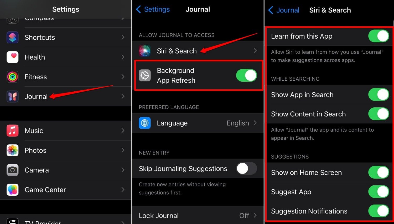 How to Fix iOS 17 Journal App Missing or Not Working on iPhone 6 allow permissions for the Journal app