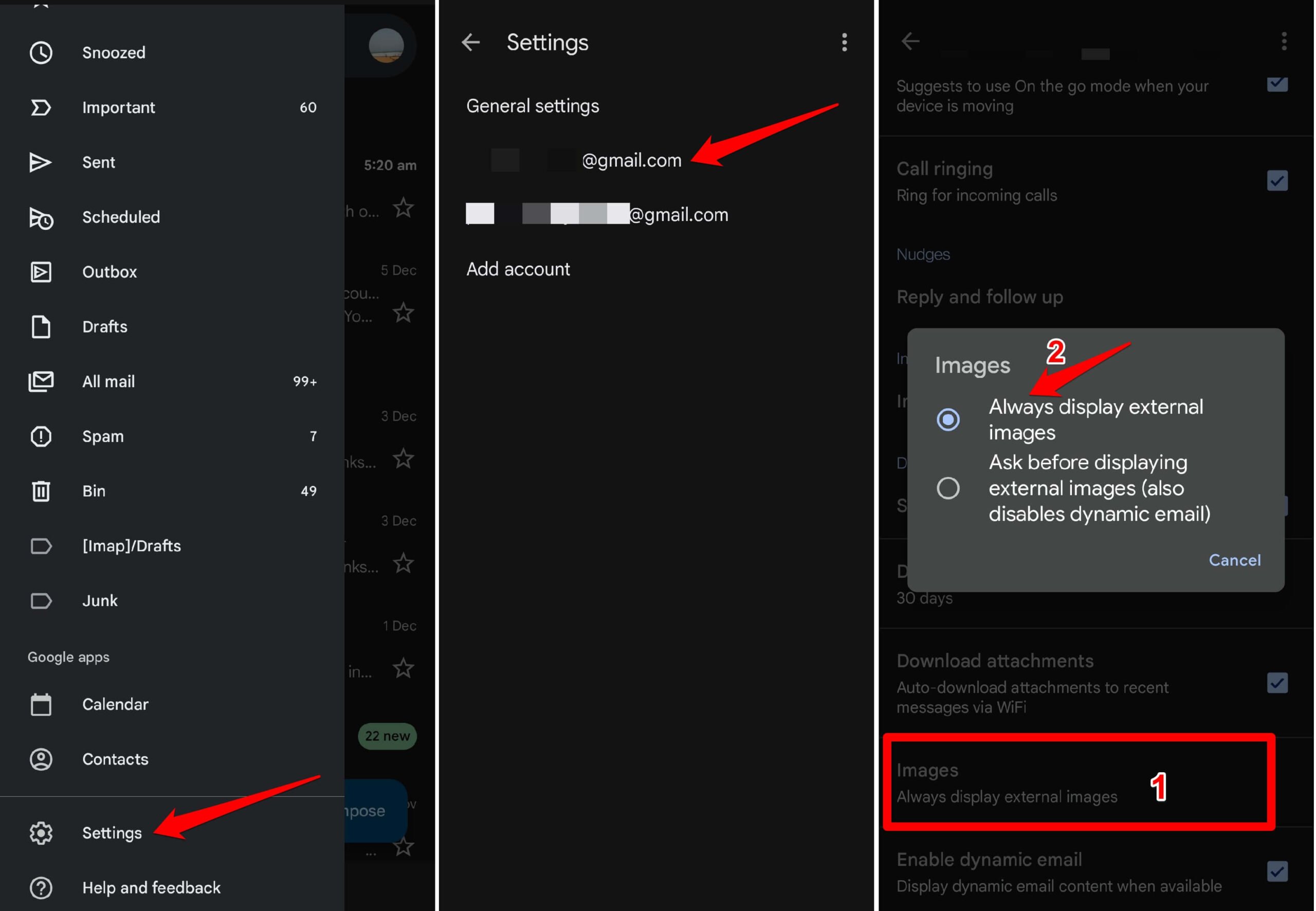 How to Fix Gmail Not Showing Images in Attachment 6 always display external images on Gmail app
