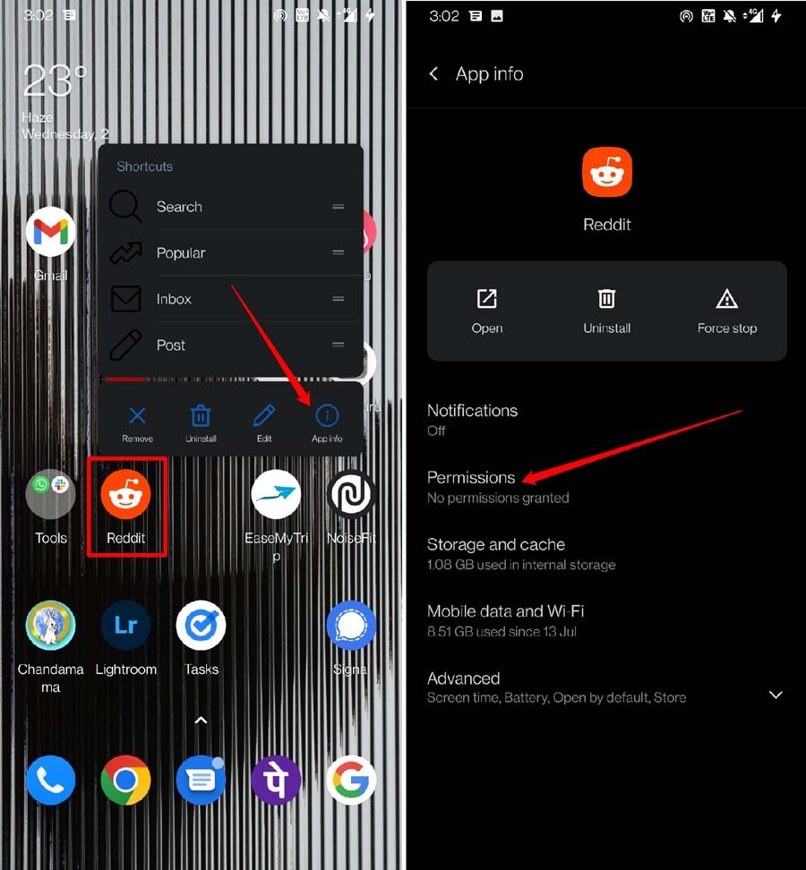 android app permission